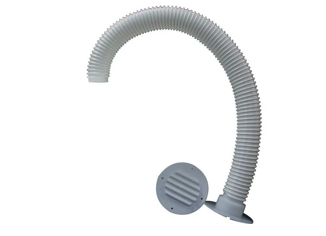 274 – MTS PRODUCTS Battery Box Vent, Replacement For MTS Battery Boxes Louvered Vent White Accommodates 30 Inch Hose ...